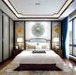 现代中式房屋卧室床头设计效果图一览