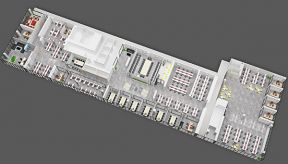 800平米大公司建筑外立面设计图