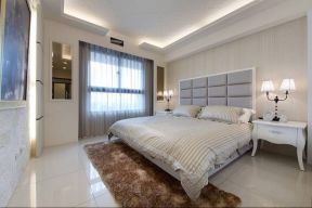 棕榈长滩140㎡现代简约卧室地毯装修效果图