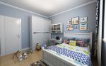 现代欧式风格80平米二居儿童卧室家装效果图