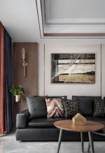现代简约风格239平米复式客厅墙面画设计图片
