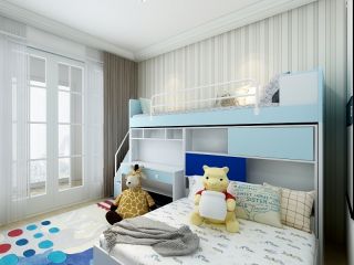 现代风格150平米三居室儿童房装修效果图