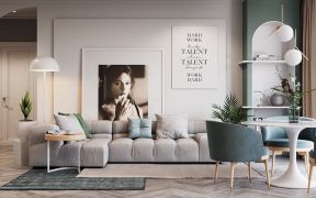  时尚客厅装修效果图片 2020时尚客厅设计 2020时尚客厅沙发