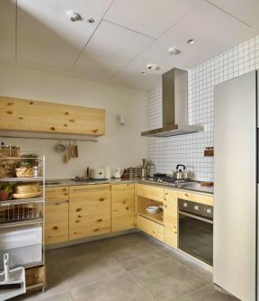  2020厨房背景墙效果图 日式风格厨房装修效果图 2020日式风格厨房图片欣赏
