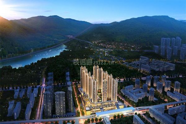 深圳龙光·玖龙荟楼盘装修案例 全体验式港铁连体mall