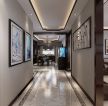 新中式风格190平四居室过道装饰画布置效果图