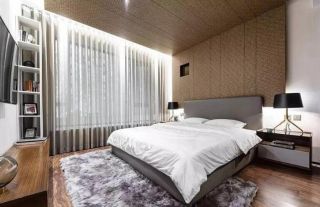 高端样板房主卧室白色沙发装饰设计图 