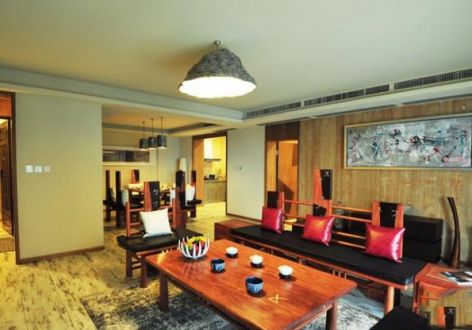 南山雅苑120平米三居室现代风格装修效果图