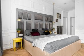  2020卧室护墙板图片欣赏 欧式卧室床头装修效果图 欧式卧室床头背景墙 