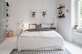 2020欧式卧室落地灯图片欣赏 2020白色欧式卧室家具图片 2020白色欧式卧室装修效果图 