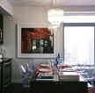2023现代港式风格家庭饭厅透明餐椅图片