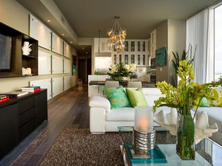 2023现代风格公寓客厅白色沙发设计图片