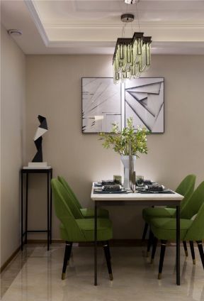 现代简约风格159平米三居餐厅餐椅设计图片