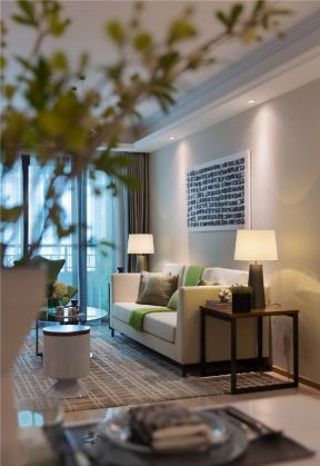 现代简约风格159平米三居客厅沙发设计图片