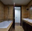 美式风格家装卫生间浴缸设计图片2023