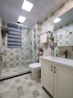 美式风格家装卫生间瓷砖设计图片