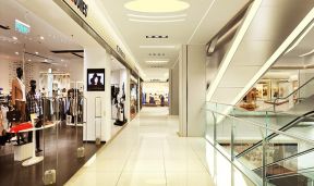 现代风格2000平米商场走廊设计效果图