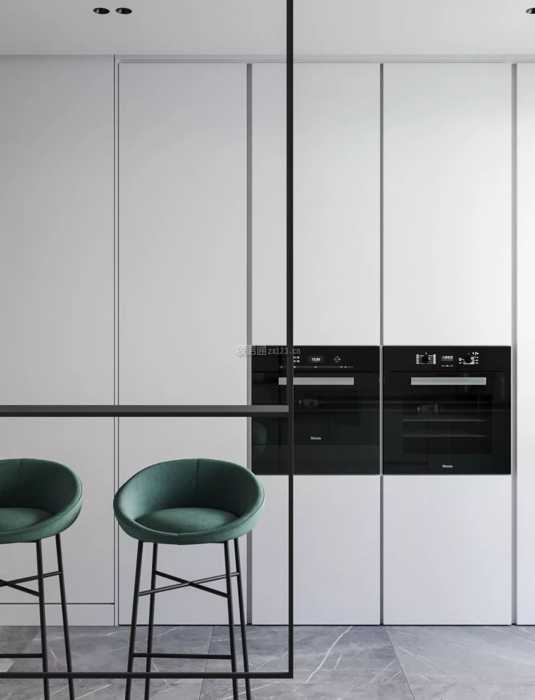 简约北欧风格50平米小户型厨房橱柜设计图片
