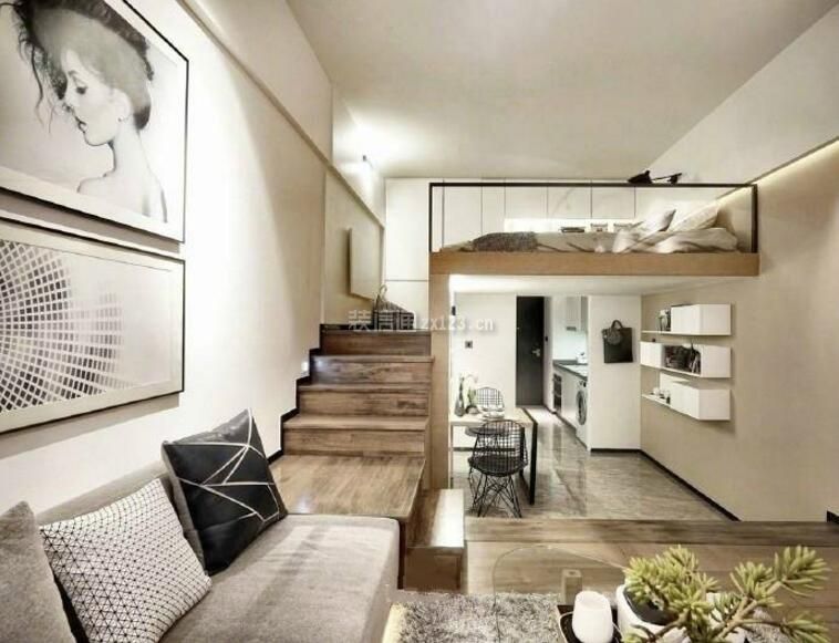 现代风格loft公寓室内设计实景图片一览