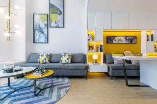 现代风格loft公寓设计实景图片2023