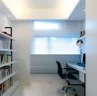 70平米小户型书房书架装潢设计图欣赏