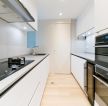 70平米小户型厨房白色橱柜装潢效果图