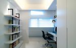 70平米小户型书房书架装潢设计图欣赏