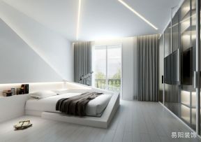 现代风格500平米联排别墅卧室设计效果图
