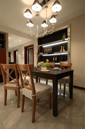 简约宜家风格116平米三居餐厅餐椅设计图片