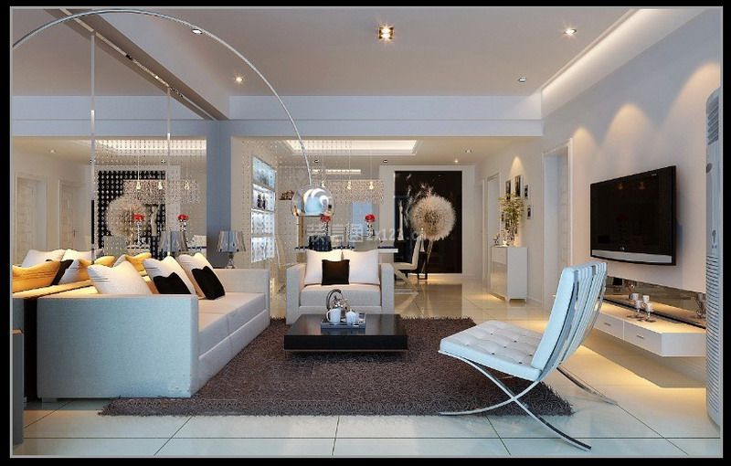 现代风格客厅效果图 现代风格客厅沙发 