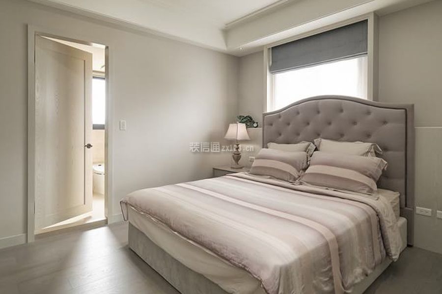 美式风格家庭卧室床装饰设计图片一览