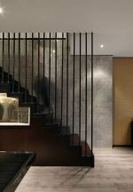 现代简约风格96平复式楼梯间设计图片