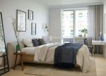 北欧风格120平米三居室卧室装饰画设计图片