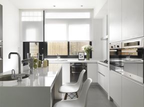 简约风格139平三居室厨房橱柜台面设计图片