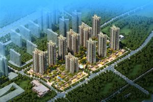 深圳松湖碧桂园装修案例 五重水晶立体园林建筑设计