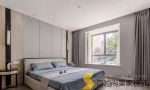 中国铁建·西派国际128㎡新中式三居室卧室效果图