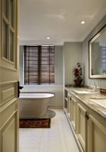 美式风格家庭卫生间浴室柜图片一览