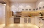 欧式风格家庭厨房白色橱柜设计图