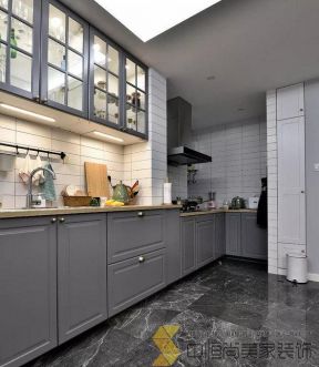 海伦春天89㎡北欧风格两居室厨房装修效果图
