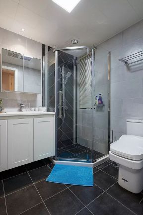 简约风格153平米四居卫生间淋浴房设计图片