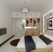 2023现代风格90平米二居室卧室背景墙装潢效果图