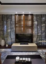 观澜国际120㎡新中式三居室装修案例