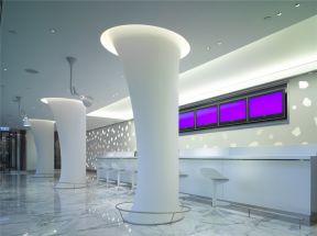现代风格500平米高端娱乐会所大厅吧台设计图片