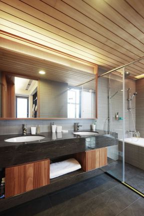 现代简约风格137平米三居室卫生间设计图片