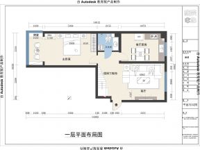 140平米复式楼户型图