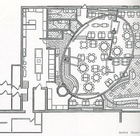 300平米餐饮餐厅平面结构图-每日推荐