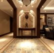 180平美式风格走廊地板装潢设计效果图