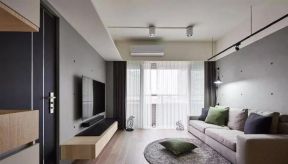 简约风格73平米小户型客厅沙发设计图片