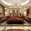 瀚唐三居135平欧式古典风格客厅风情地毯效果图