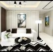 106平米现代简约风格三居客厅沙发墙装修效果图